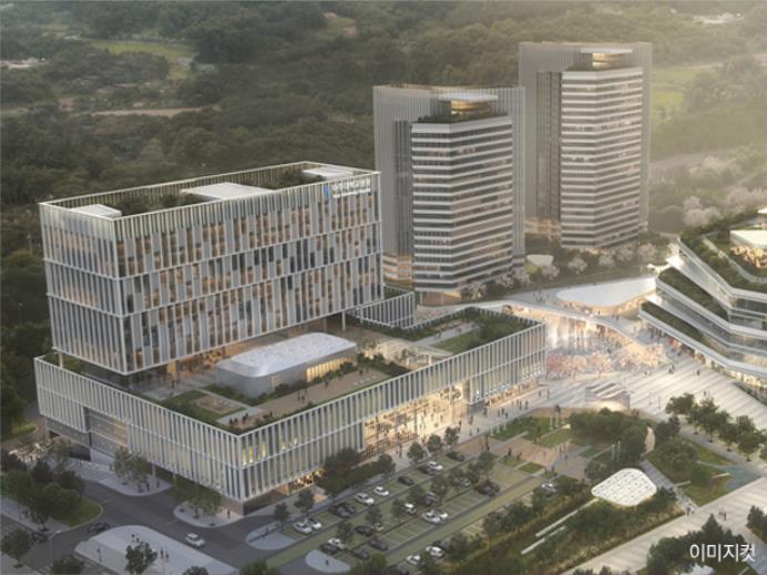 브레인시티 메디스파크 아주대 의료복합타운 인접 입지 이미지