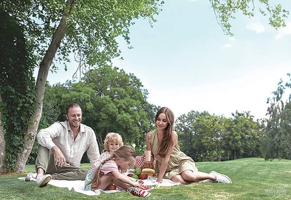 브레인시티 메디스파크 단지 바로 앞 근린공원 입지 이미지